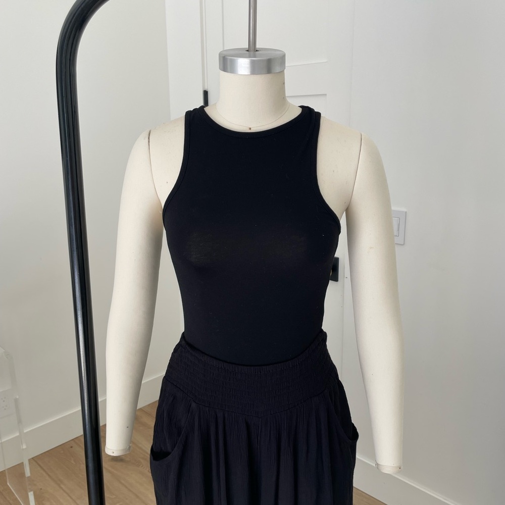 GRLFRND Black Sleeveless Bodysuit